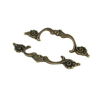 Unique Bargains Dresser Metal Pull Handle-0.16' Hole Diameter-2 Pack