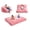 Pink, variant on Hobestluk Giant Bean Bag Chair Bed for Adults, Large Bean Bags with High-Density Foam Filling, Convertible Big Sofa Bed Couch for Living Room, Bedroom, Playroom (Black, Full)