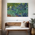 thumbnail image 3 of Elephant Stock Irises 1889 Wall Art - Horizontal Canvas Wall Art - Living Room Wall Decor - Floral And Botanical Canvas - Blue And Teal Decor By Vincent Van Gogh - 48" x 32", 3 of 8
