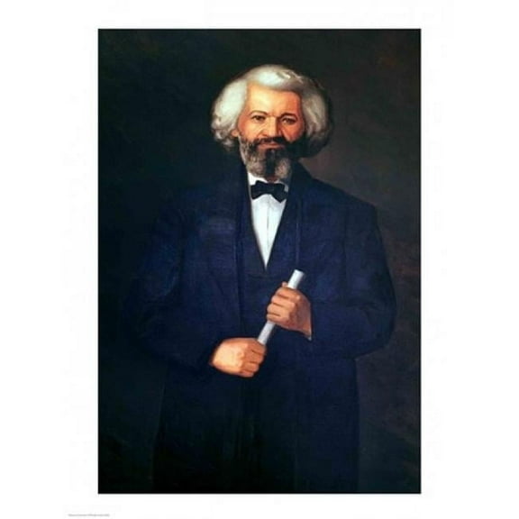 Portrait of Frederick Douglass Poster Print - 18 x 24 in.