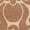 Cream/Terracotta, variant on Safavieh Courtyard Jennifer Damask Indoor/Outdoor Area Rug, Cream/Terracotta, 5'3" x 7'7"