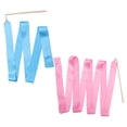 thumbnail image 3 of OULII 2Pcs Rhythmic Dance Ribbon Wood Blue Rotation in Any Direction for Gymnastics Performances, 3 of 8