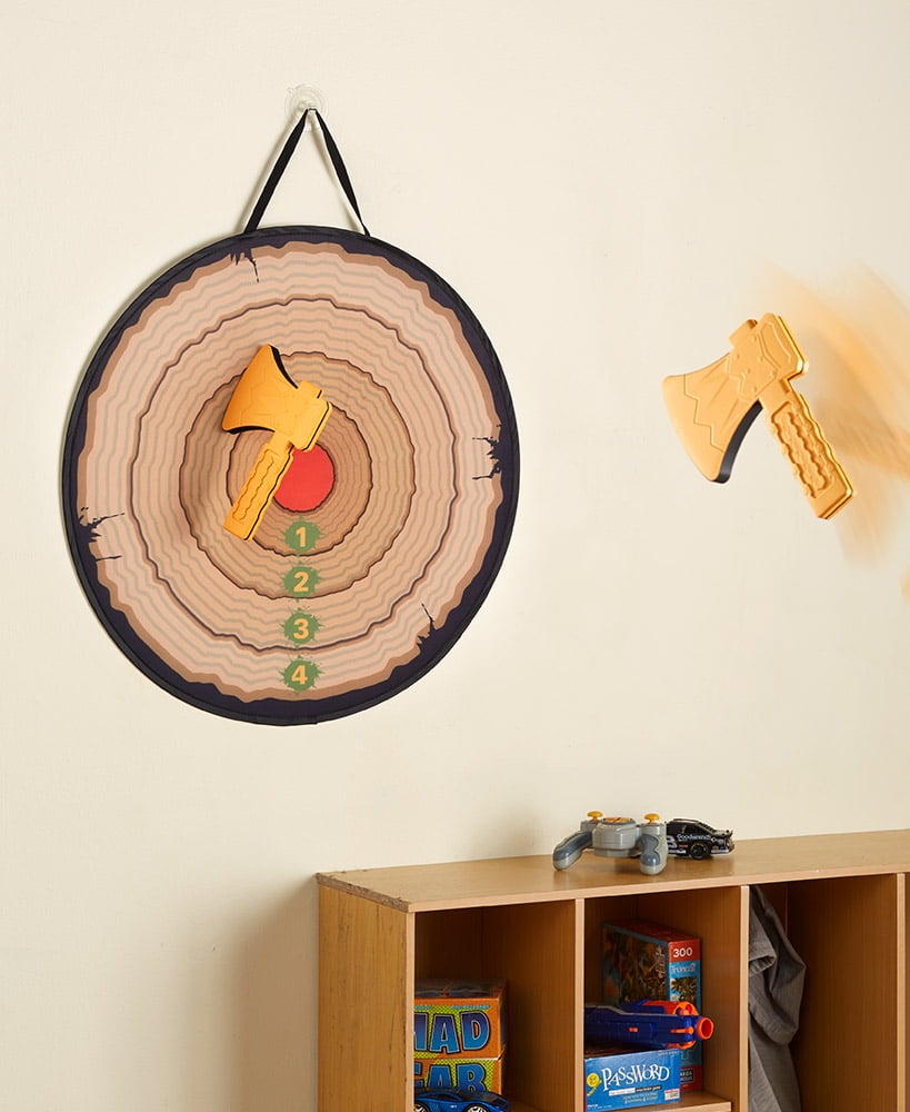 Axe Throwing Game - Indoor Target with Foam for Kids and Families Walmart.com