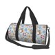 thumbnail image 1 of Fotbe Summer Time With Gnome Bolsa Deportiva de Lona Plegable con Estampado, Bolsa de Gimnasio con Bolsillo Seco/Húmedo, Bolsa de Viaje Ultraligera de Gran Capacidad, 1 of 6