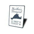 thumbnail image 4 of Marthas Vineyard Destination Novelty Sign, Metal Wall Decor - 10x14 inches, 4 of 4