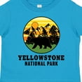 thumbnail image 4 of Inktastic Yellowstone National Park with Bear Mountains and Trees Cricle Boys or Girls Toddler T-Shirt, 4 of 5