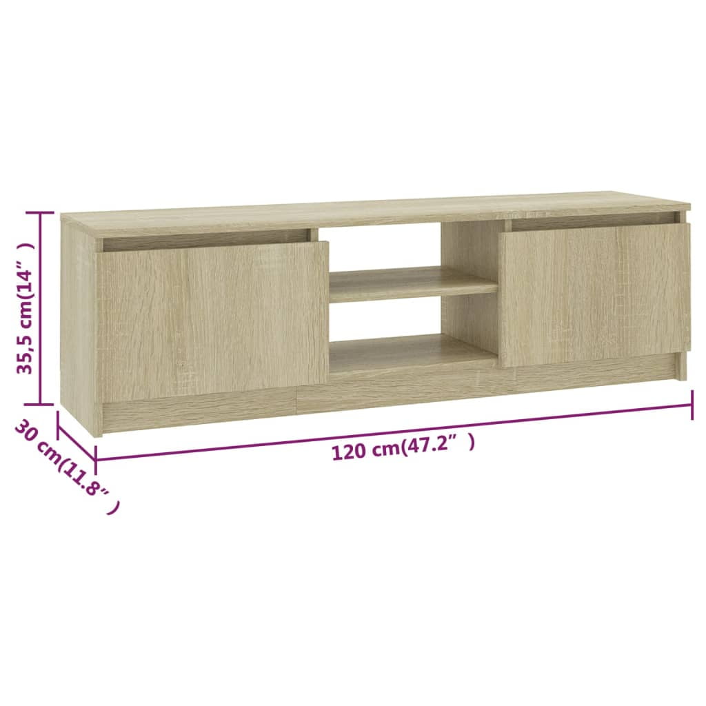 Lowestbest TV Stand, Entertainment Center Media Console Table with 2 Doors and Open Shelves Lowestbest TV Stand, Entertainment Center Media Console Table with 2 Doors and Open Shelves
