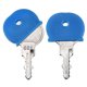 thumbnail image 5 of Fundas identificadoras de llaves de silicona Uxcell, 4 colores, paquete de 16, 5 of 6