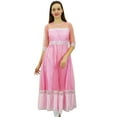 thumbnail image 1 of Bimba Kurta Anarkali Kurti Légère pour Femmes Robe de Fête Ethnique Rose Bébé 18, 1 of 6