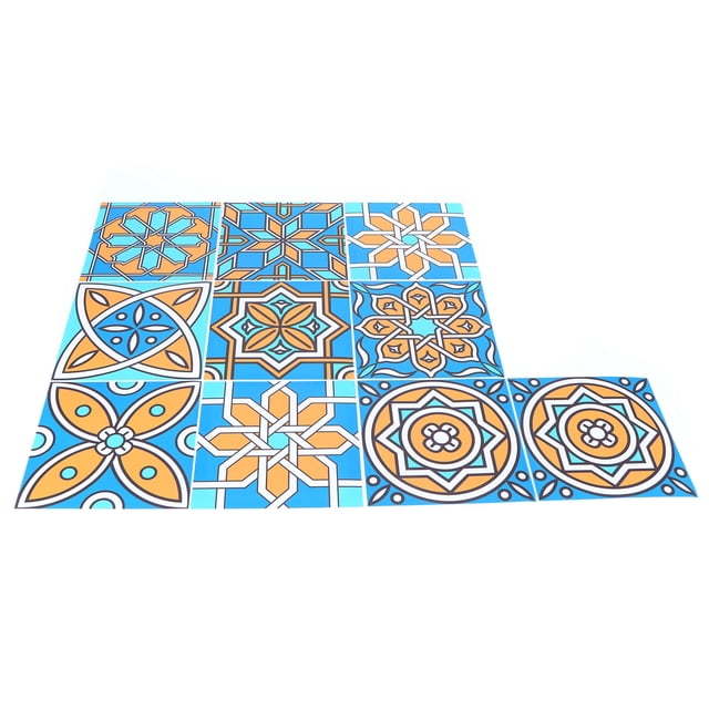 Decoración del dormitorio, 10 piezas de papel tapiz autoadhesivo, pegatina autoadhesiva para el suelo, muy recomendable