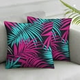 thumbnail image 2 of ARISTURING  Tropical Palm Leaves Jungle Pillow Covers Fall Pillow Cover Cushion Case for Bed Couch Sofa Holiday Farmhouse Decorative, Square, 2Pcs, 2 of 6