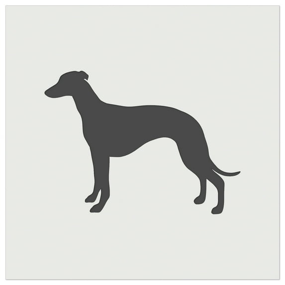 Whippet Dog Solid DIY Cookie Wall Craft Stencil - 9.0 Inch