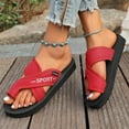 thumbnail image 6 of abtuhar Wedge Sandals for Women,Women's Sandals,Womens Wedge Sandals Dressy Sandals Comfortable Walking,Casual Summer Shoes Red, 6 of 6