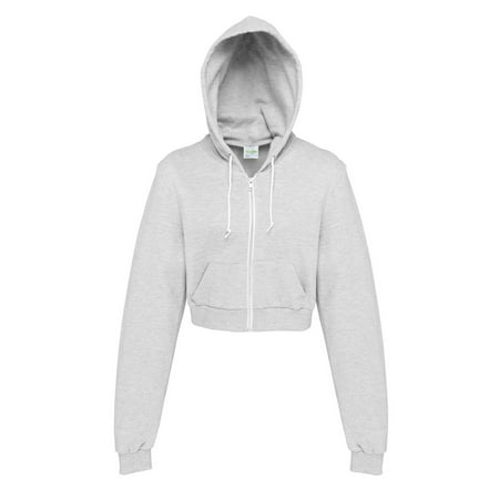 awdis just hoods womens ladies girlie cropped full zip awdis size chart