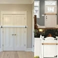 thumbnail image 2 of Door Barricade Brackets,2 Pack Drop Open Bar Holder for Home Security, 2 of 9