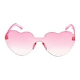 thumbnail image 4 of Ohmyroo Heart Shaped Rimless Sunglasses Transparent Candy Color Frameless Glasses For Outdoor And Daily Fashion Accessory, 4 of 4