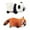 Red, variant on XUYAN 8.26inch Imitation Giant Panda Red Panda Stuffed Animal Birthday Present Sleeping Cuddle Buddy for Toddlers,and Babies
