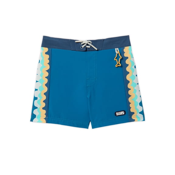 Rugged Shark Boys 6" Inseam Swim Trunks, Sizes 4-16