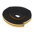thumbnail image 1 of Tira de junta de 5M, sello de puerta autoadhesivo para ventana resistente a intemperie Negro 6mm Sunnimix Tira de sello de goma, 1 of 8