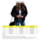 thumbnail image 4 of Mujer Invierno Chaqueta De Manga Larga Moda Otoño Invierno Cálido Color Puro Cremallera Frente Abierto Outwear Abrigo Negro XL, 4 of 5