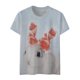 thumbnail image 4 of Blusa de manga corta con cuello redondo para mujer a la moda, camisetas sueltas con estampado Fridja bn6653, 4 of 5