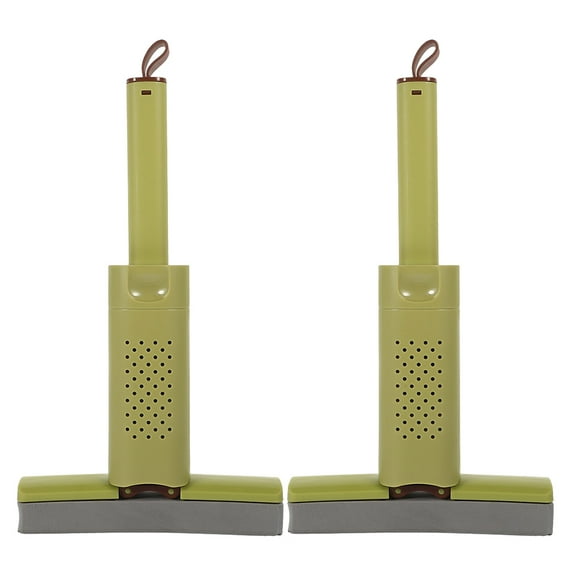 WHAMVOX  2 Pcs Portable Self-squeeze Short Mop Office Work