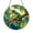 Acrylic 3.5 Inch, variant on Pond Frog Window Suncatcher – Decorative Glass Style Floral Art