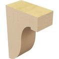 thumbnail image 5 of 2"W x 4"D x 6"H Classic Del Monte Rough Cedar Woodgrain TimberThane Corbel, Primed Tan, 5 of 6