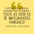 thumbnail image 2 of De Wafelbakkers Chocolate Chip Mini Pancakes, 1lb 12.2 oz, 80 Count Bag (Frozen), 2 of 7