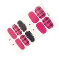 thumbnail image 1 of sweethay Pegatinas para uñas, calcomanía autoadhesiva para uñas con pegamento para correa, decoración artística DIY, cubierta completa, Juegos de manicura YMX204, 1 of 6