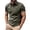 Green, variant on Mens Polo Shirts Men's Performance Shirt Button Up Collar Short Sleeve Athletic Solid Color Casual Sportswear Top Casual Beach Basic