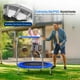 thumbnail image 5 of Trampolín Plegable de 91cm SereneLife, Trampolín Compacto para Ejercicio para Niños, Brincolin de Ejercicio con Mango de Espuma, Carga Máxima 68kg, para Interior/Exterior, 5 of 7