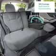 thumbnail image 5 of For Subaru Forester 2019-2024 FH Group Custom Fit Car Seat Covers for Truck Van SUV Sedan - Faux Leather Solid Gray Full Set, 5 of 5