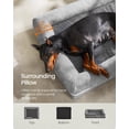thumbnail image 4 of Feandrea Cama para Perros, Cama Ortopédica para Perros, Cama para Perros Grande, Impermeable, Funda Extraíble y Lavable, Sofá para Perros con Fondo Antideslizante, Bordes Elevados, 48 ​​x 33 x 8 Pulga, 4 of 5