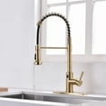 thumbnail image 7 of WELLFOR Touchless Kitchen Faucet with Pull Down Sprayer, Motion Sensor Kitchen Faucet Single Kitchen Faucet High Arc Pull Out Faucet, Brush Gold, 7 of 7