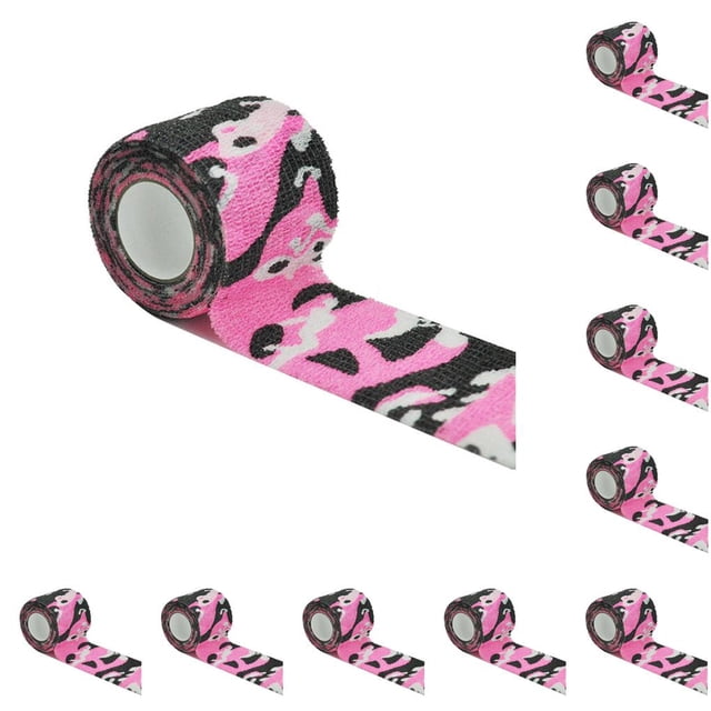 Eigraketly Envoltura elástica Vendaje autoadhesivo flexible Cinta de gimnasio Suministros personales Campistas Equipo Regalos Pierna Exterior Tipo 3 Tipo 3 5.0 cm x 4.5 m 10piezas Eigraketly CBP263921