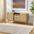 thumbnail image 5 of Hauteloom Gawel Wool Living Room, Bedroom Area Rug - Contemporary - Bone, Dark Brown, Light Brown - 9' x 12', 5 of 7