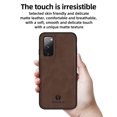 thumbnail image 3 of Nalacover Case for Samsung S20 FE,Slim Luxury Premium PU Leather Non-Slip Grip Shockproof Bumper Anti-Scratch [ with Tempered Glass Screen Protector ] Cases for Samsung Galaxy S20 FE, Brown, 3 of 8