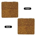 thumbnail image 2 of Kdxio Golden Glitter Pocket Mirror, 1X/2X Travel Makeup Mirror 2-Sided Folding Small Mirror Portable Double-Sided Magnifying Cosmetic Mirror for Gift-Square, 2 of 9