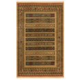 thumbnail image 2 of Unique Loom Fars Tribal Design Area Rug 5' x 8' Rectangle Tan/Navy Blue, 2 of 2