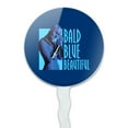 thumbnail image 2 of Farscape Zotoh Zhaan Bald Blue Beautiful Cupcake Picks Toppers Decoration Set of 6, 2 of 7