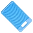 thumbnail image 3 of Non-slip Washing Washboard Plastic Home Washing Scrubbing Board Creative Laundry Washboard for Home (Blue), 3 of 9