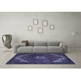 thumbnail image 3 of Ahgly Company Indoor Square Persian Blue Traditional Area Rugs, 7' Square, 3 of 4