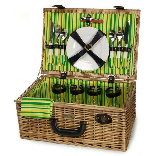 big woven picnic basket