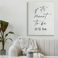 thumbnail image 2 of Stupell Industries Meant To Be Motivational Quote Charming Script ,36 x 48,Designed by Lettered and Lined, 2 of 6
