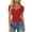 Red, variant on Slim Fit Tops for Women Floral Lace Trim 3-Button V Neck Short Sleeve T-shirts Casual Summer Clothes 2026 (XL, Navy)