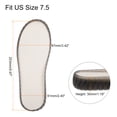 thumbnail image 2 of Uxcell 1pair Shoes Outer Soles Pad US Size 7.5 Non Slip Mesh Mat Woven Protector Bottom for DIY Slipper Sandals, Grey, 2 of 6
