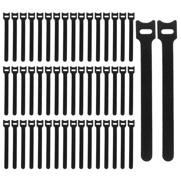 Releasable Reusable Zip Ties Heavy Duty Zip Tie Thick Black Cable Ties  Reusable 100 Pack 50lb Tensile Strength Nylon Cable Wire Ties Tw