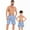 Section B, variant on WOLLED Family Matching Swimwear Father Son Matching Swim Trunks Print Parent-Child Summer Beachwear Bathing Suit Elastic Shorts