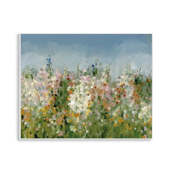 Stupell Industries Speckled Tranquil Field Landscape & Nature Painting Unframed Art Print Wall Art, 14 x 11